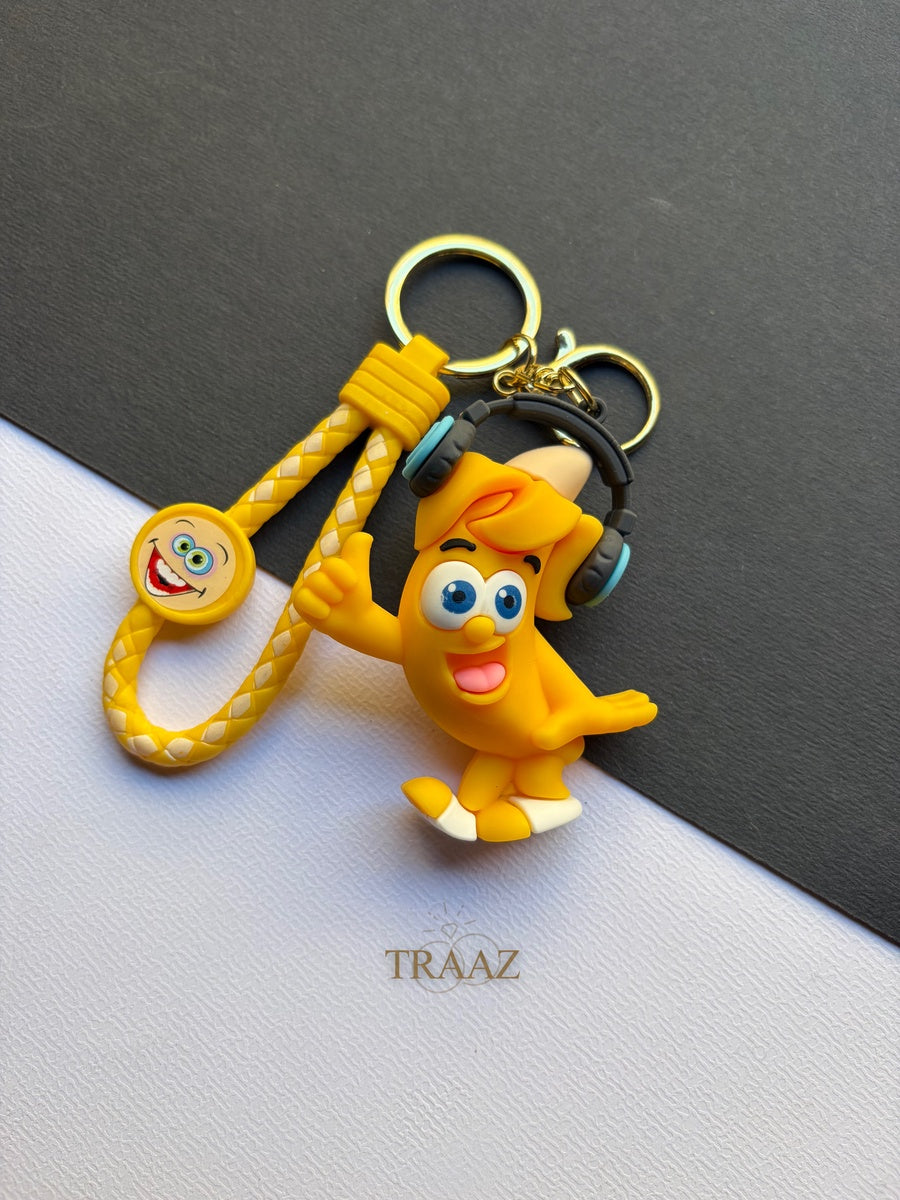 ميدالية مفاتيح على شكل موزة