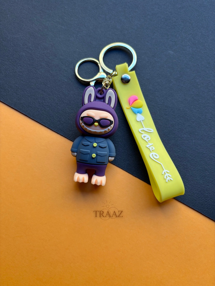 Labubu Urban Purple Keychain