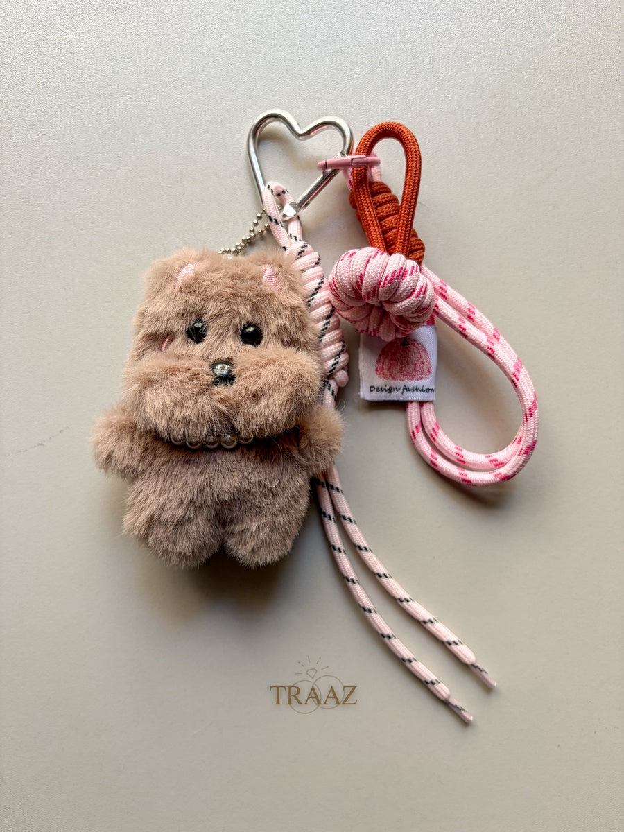 Fluffy Bear – Blush Pink