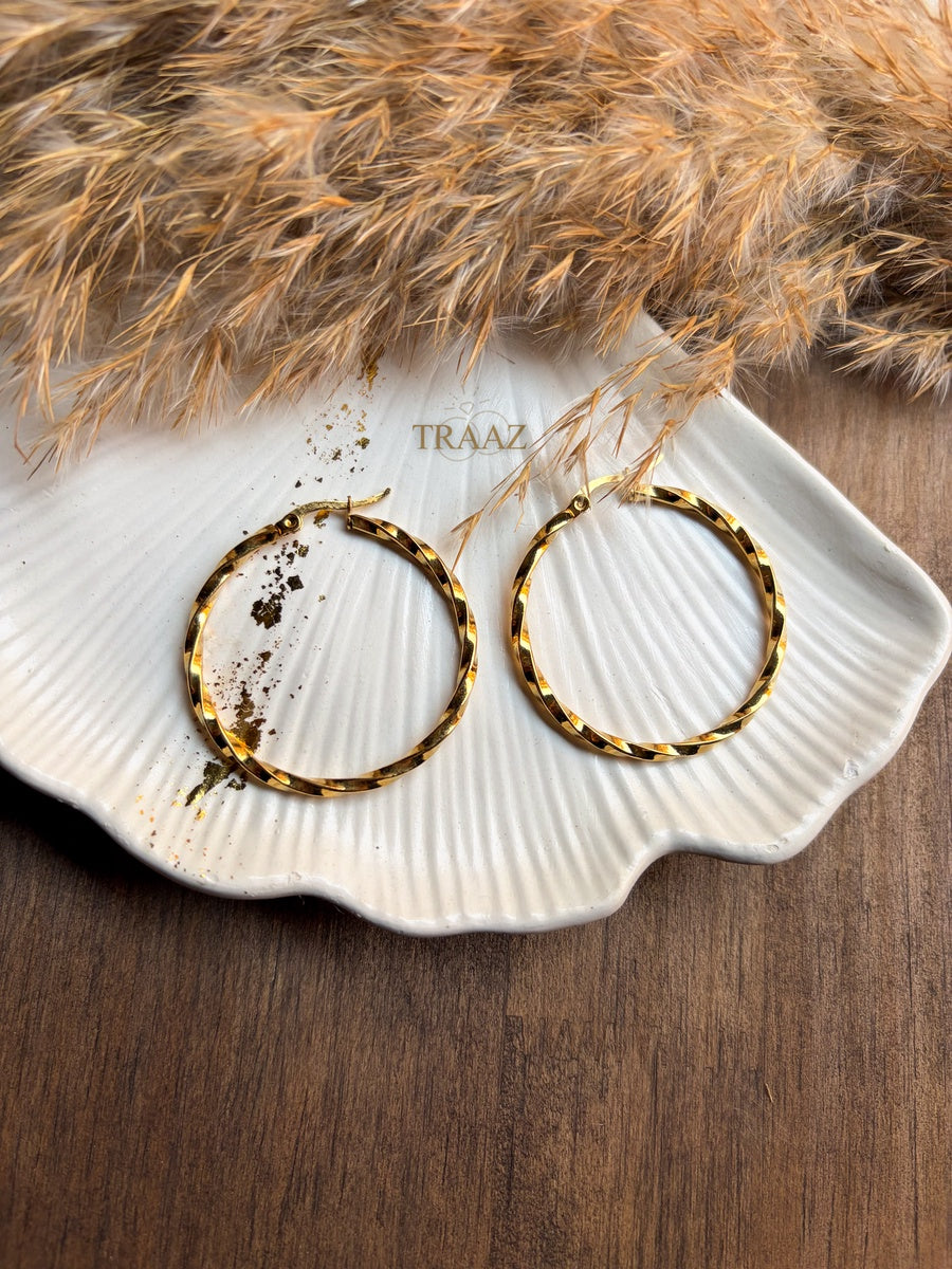 Classic Gold Hoop Earrings