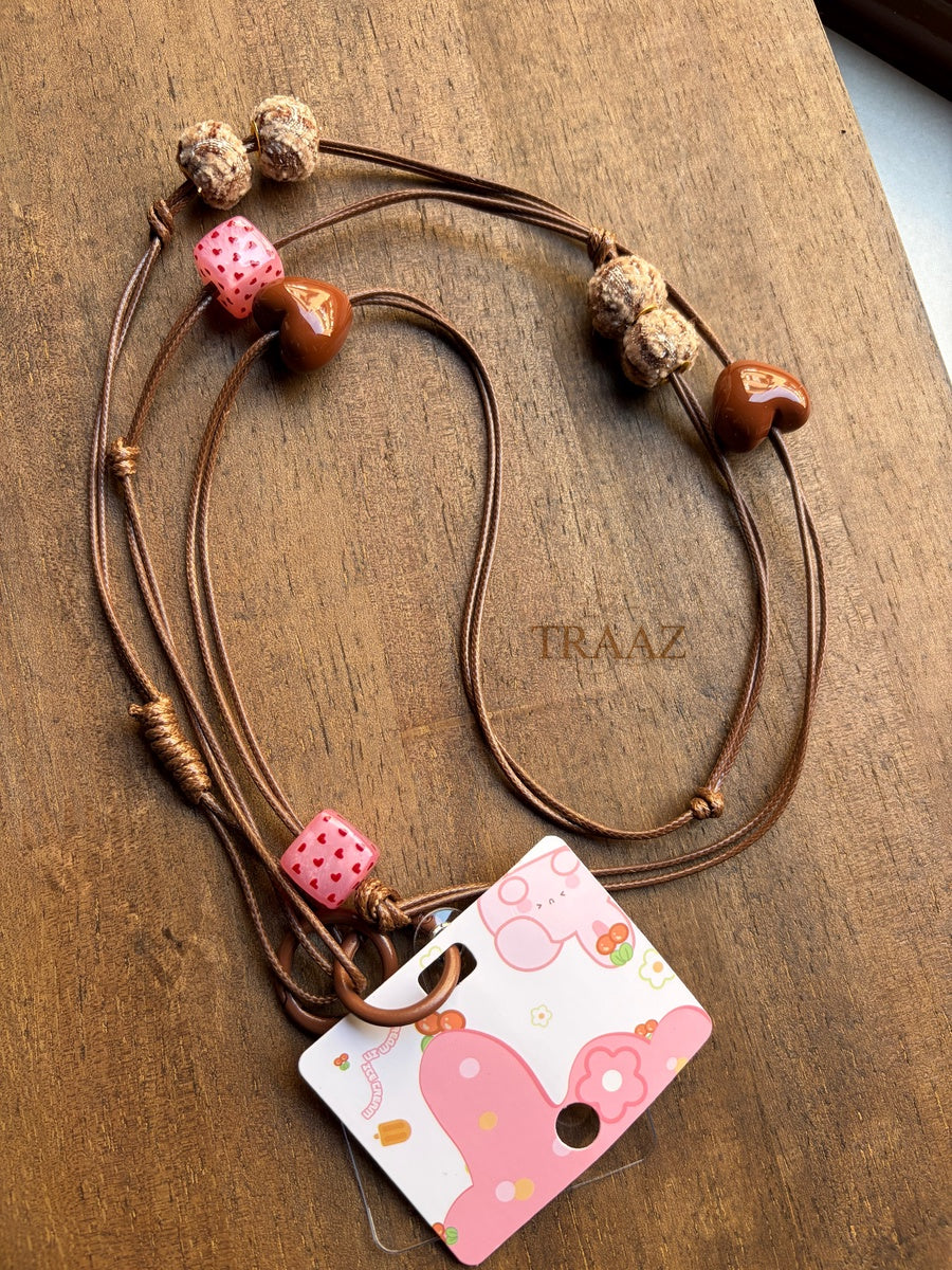 Heart Loop – Choco Pink