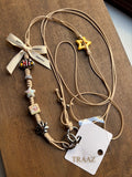 Star Bow Loop – Soft Beige