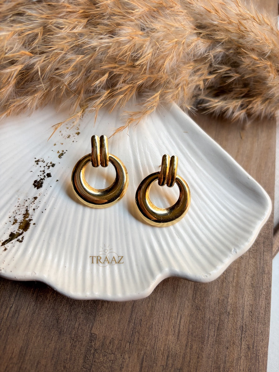 Linked Gold Earring