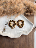 Hollow Gold Earring