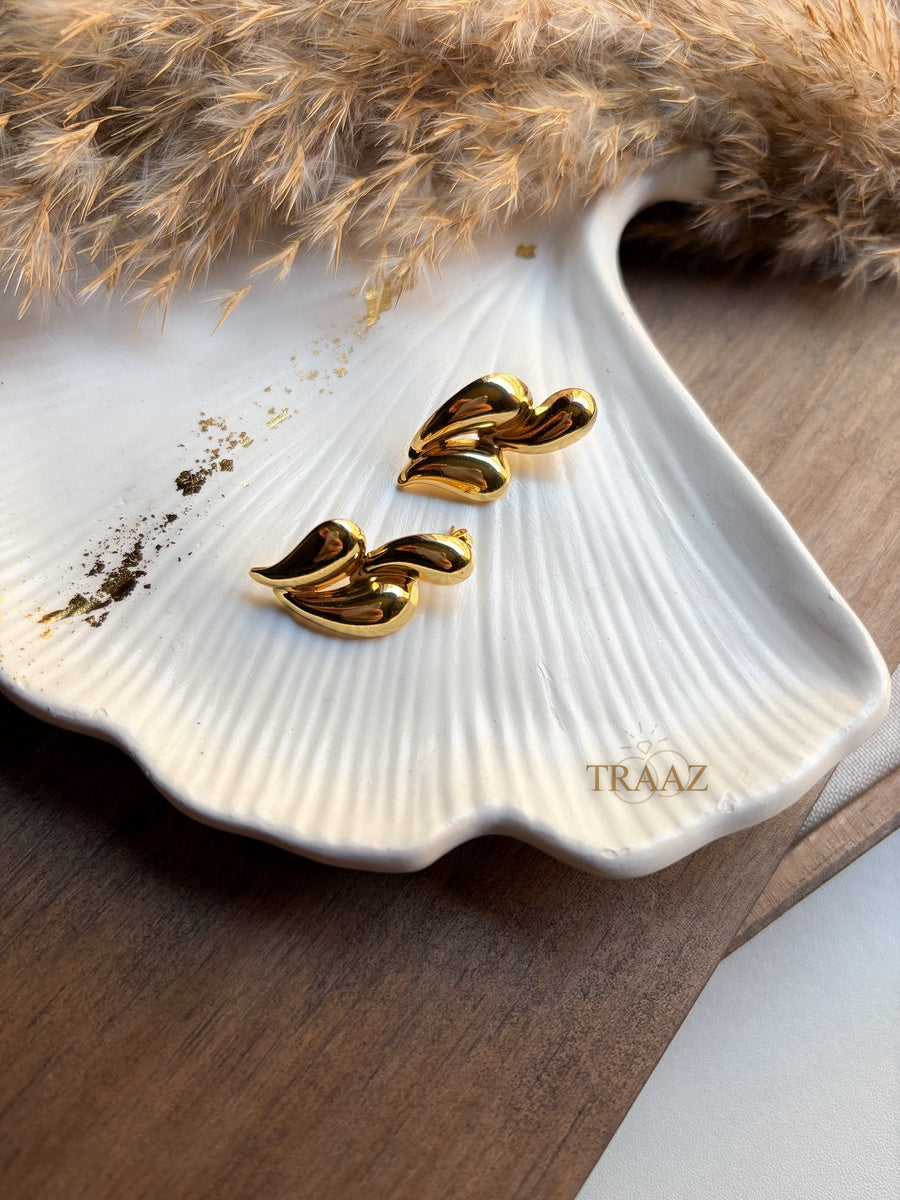 Trio Gold Earring