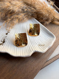 Molten Square Earring