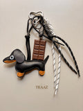 Choco Dachshund Charm – Black