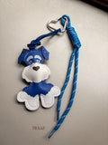Soft Loop Bag Charm – Blue