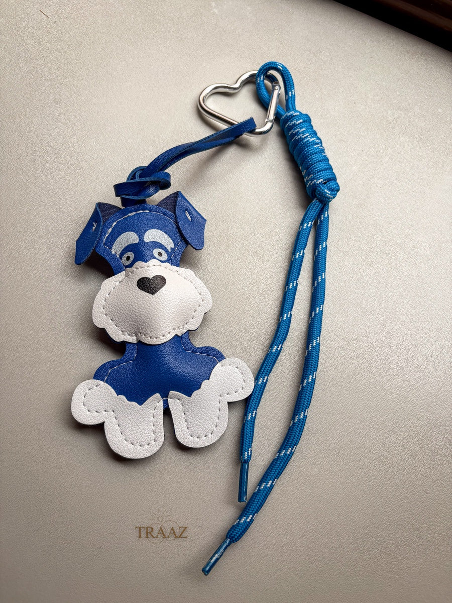 Soft Loop Bag Charm – Blue
