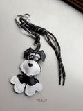 Soft Loop Bag Charm – Black