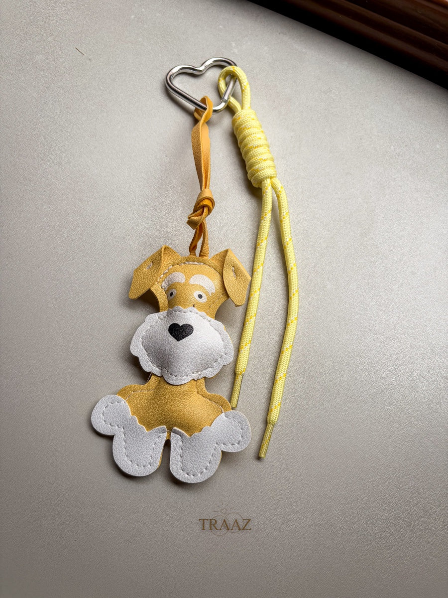 Soft Loop Bag Charm – Yellow