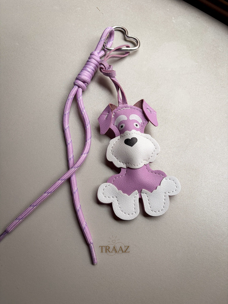 Soft Loop Bag Charm – Lilac