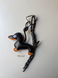 BLACK Dachshund Charm