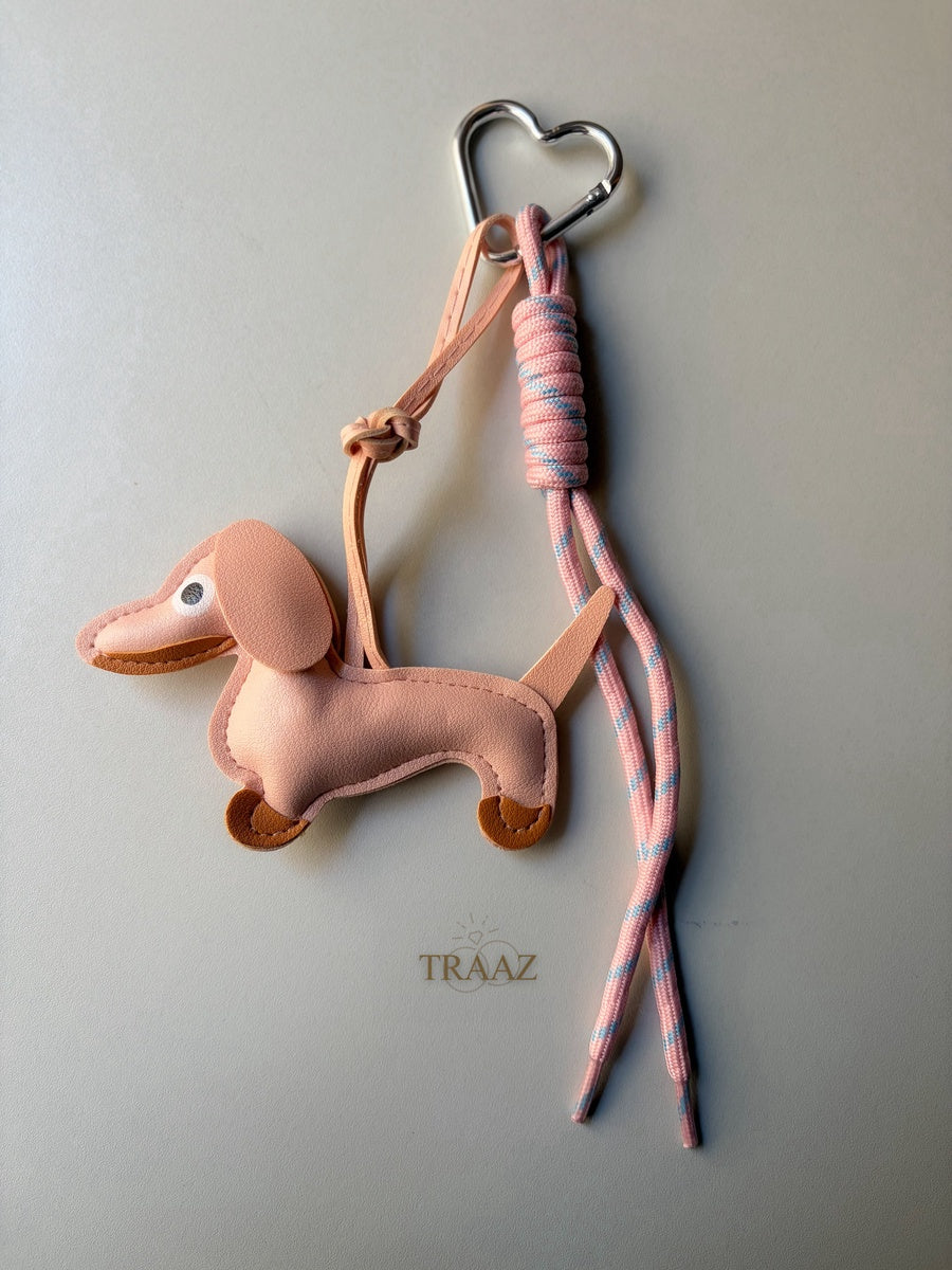 PINK Dachshund Charm