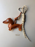 Camel Dachshund Charm