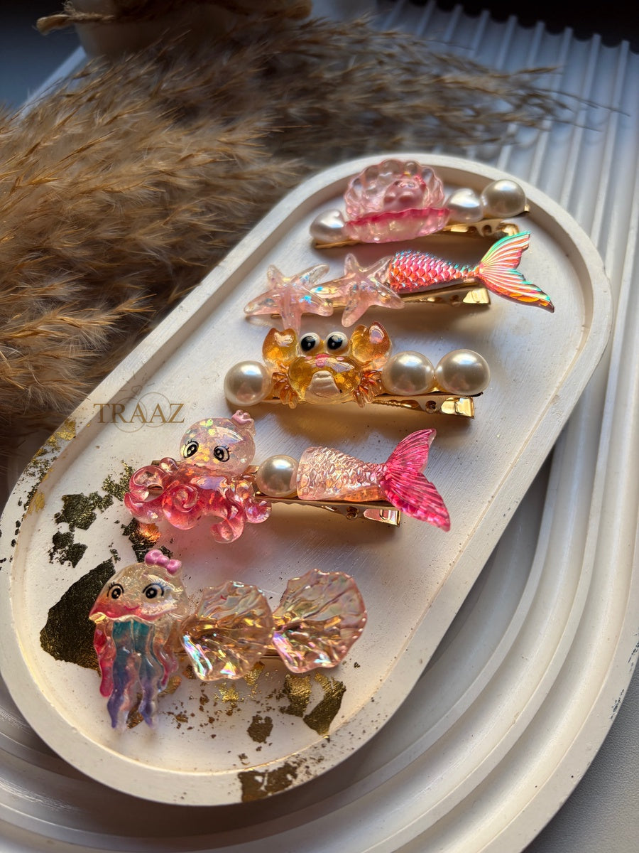  Mermaid Clips Set