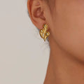Trio Gold Earring