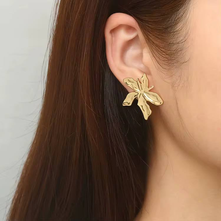Golden Branch Earring