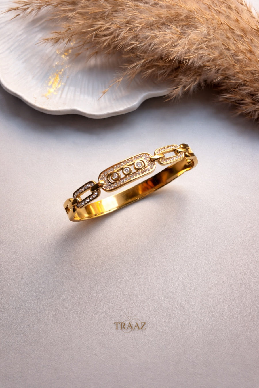 Gold Straus Bracelet