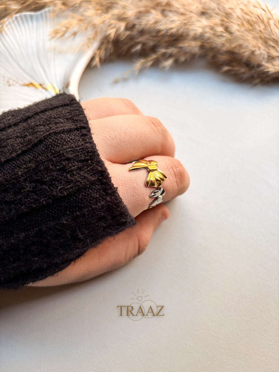 MIX Gold knot ring