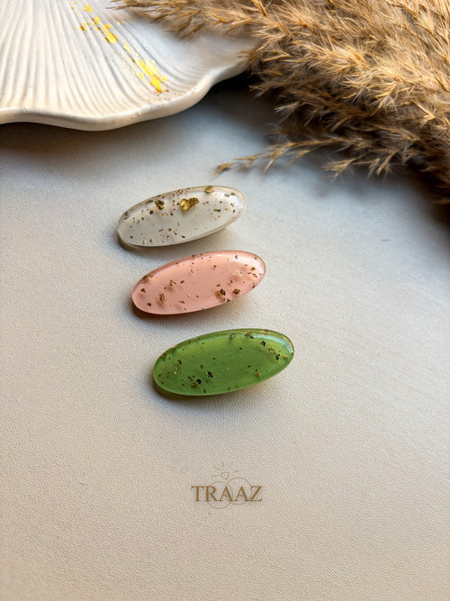 1 - Handmade Resin Clips