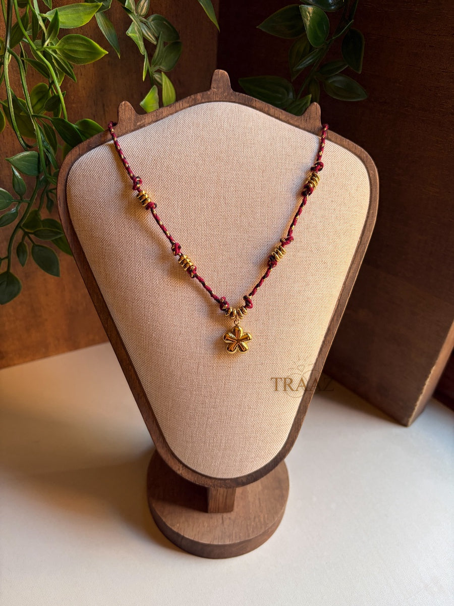 Golden Rose Necklace