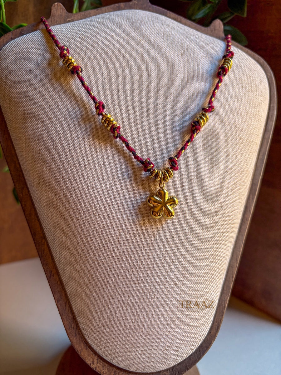 Golden Rose Necklace