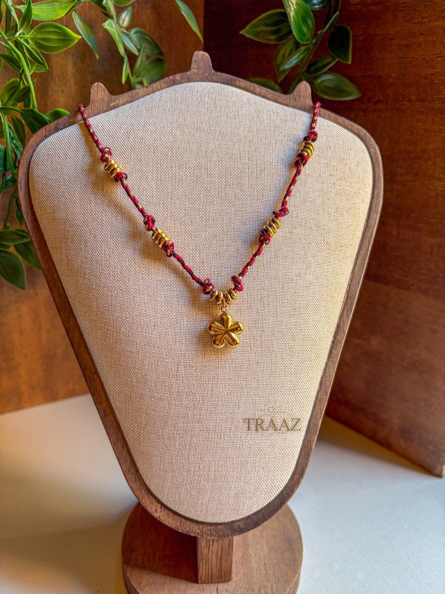 Golden Rose Necklace