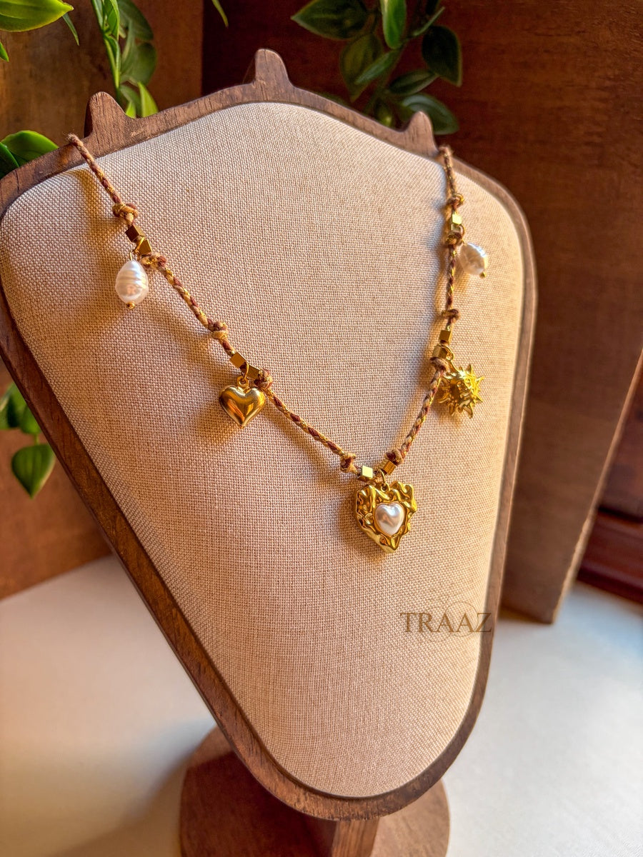 Pearl Heart Necklace