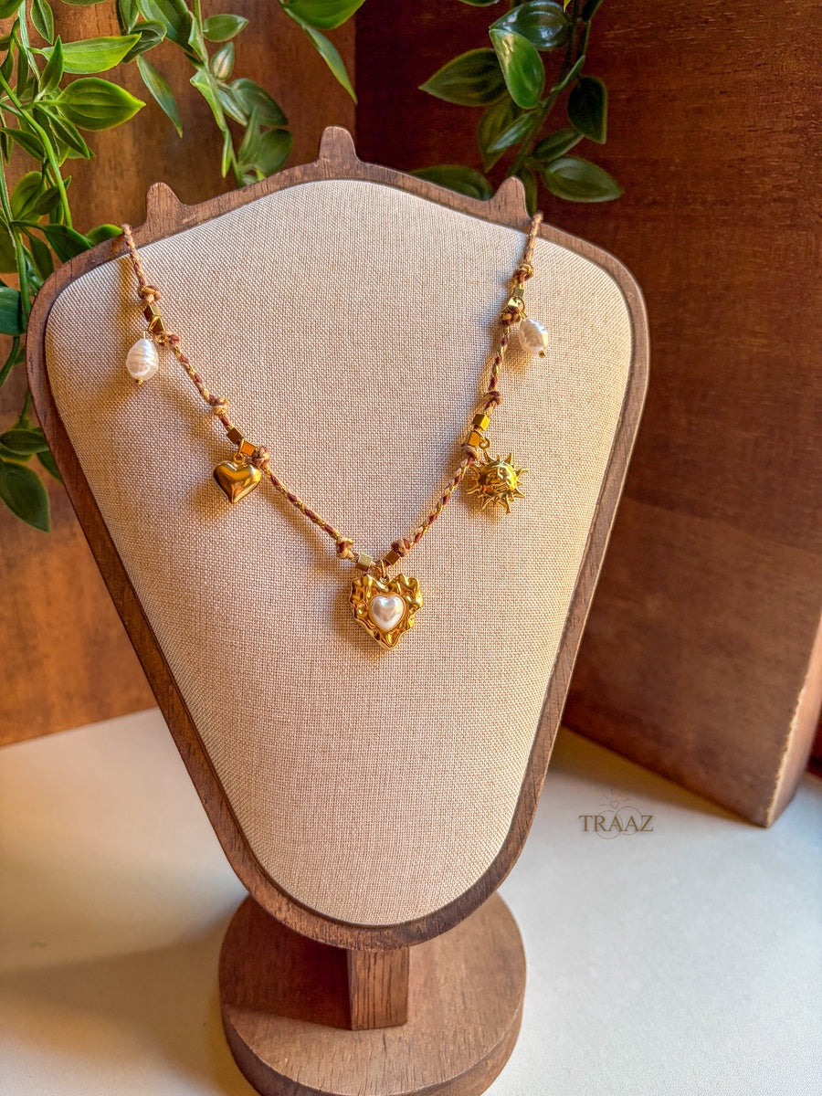 Pearl Heart Necklace