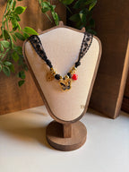Black Butterfly Charm Necklace