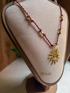 Sun Kissed Spiral Necklace