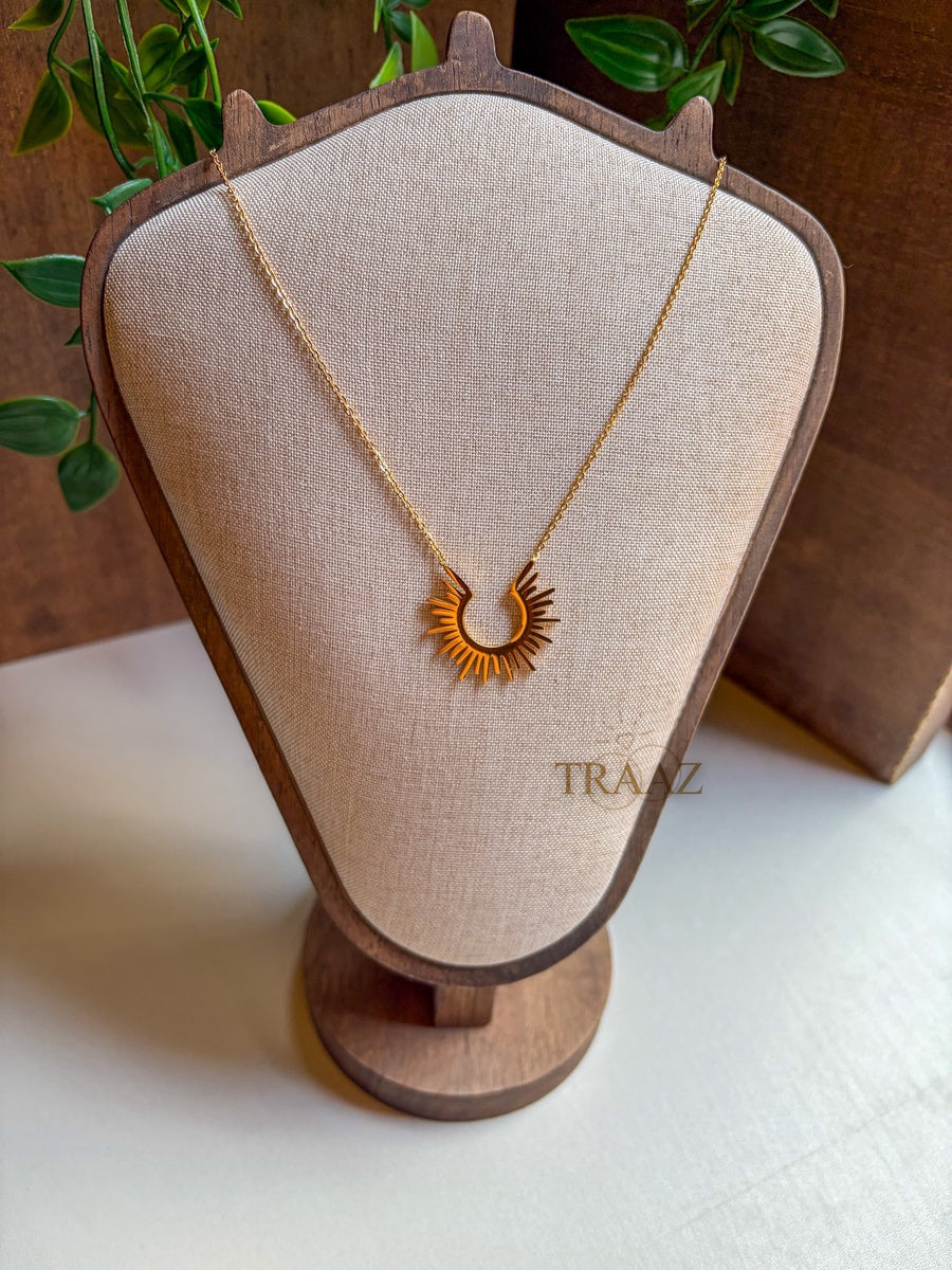 sunshine gold necklace