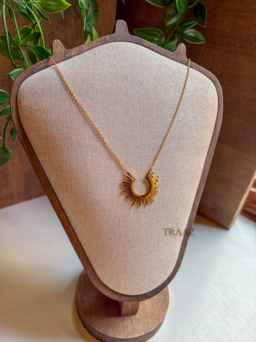 sunshine gold necklace