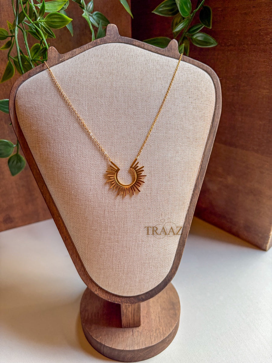 sunshine gold necklace
