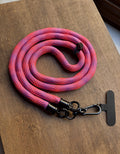 Fuchsia Rope Phone Lanyard