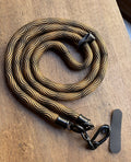 Black & Yellow Rope Phone Lanyard