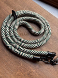 Black Z-Pattern Rope Phone Lanyard
