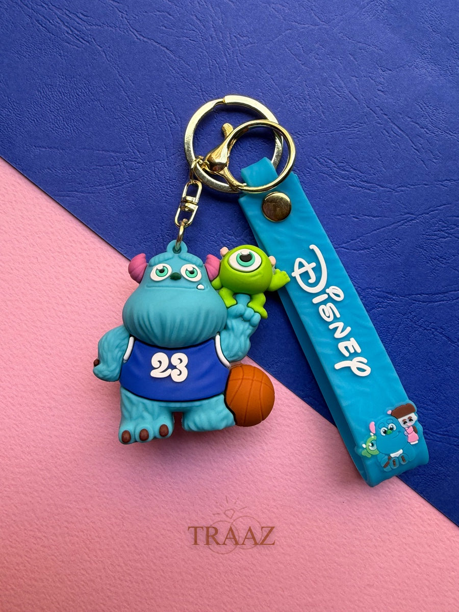 Sulley & Mike Basketball Keychain