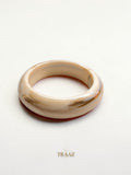 beige pump acrylic bangle