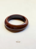 brown pump acrylic bangle