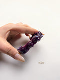 Purple Wavy acrylic bangle