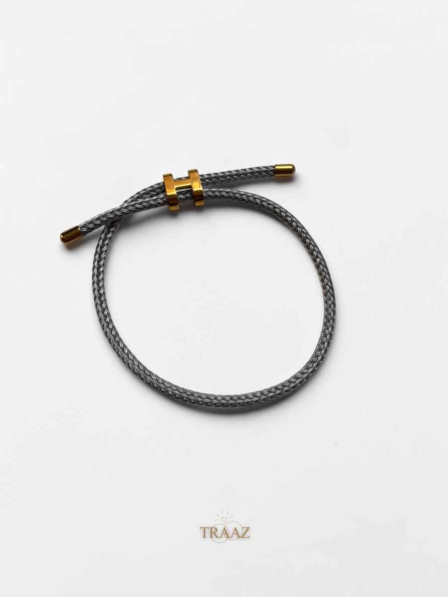 Gray & GOLD Hermes Bracelet