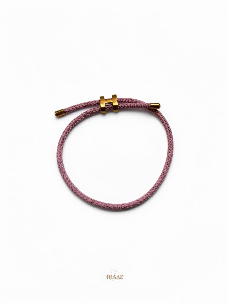 Pink & GOLD Hermes Bracelet