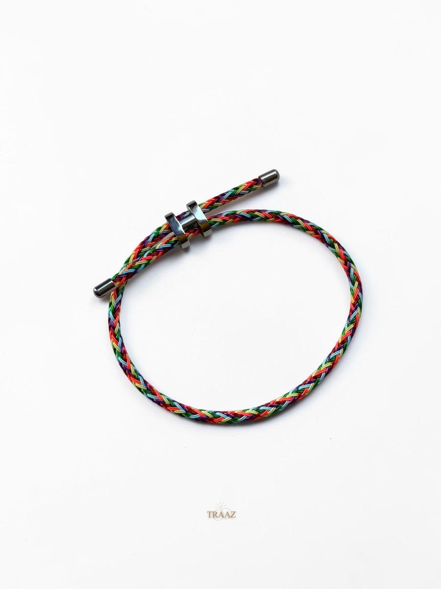 Color & SILVER Hermes Bracelet