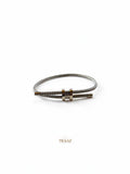 Gray & SILVER Hermes Bracelet