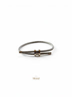Gray & SILVER Hermes Bracelet