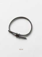 Gray & SILVER Hermes Bracelet