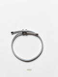 White & SILVER Hermes Bracelet