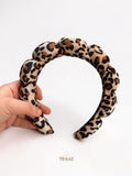 Café Leopard Bubble Headband
